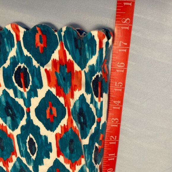 Jones Of NY Scallop Hem Skirt Skort Women Geometric Pull On Stretch XL - Picture 8 of 9